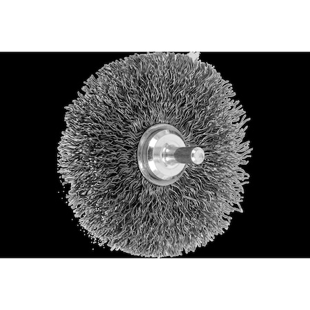 Pferd Mtd Crimped Wheel Brsh, .014 CS Wire, 3 82900